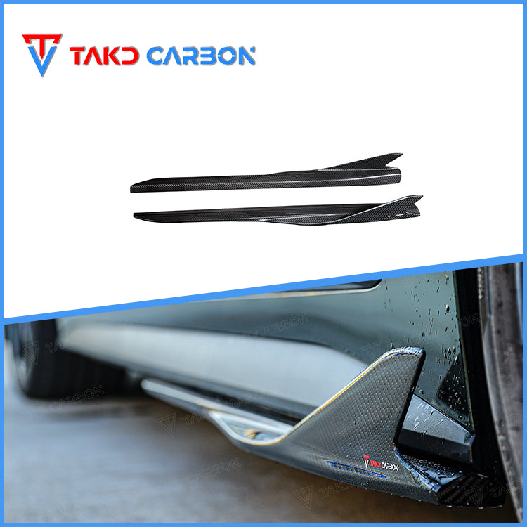 TAKD Carbon Fiber Side Skirts for BMW 4 Series G22 G23 G26 i4 & Gran coupe 430i M440i