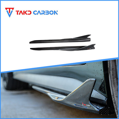 TAKD Carbon Fiber Side Skirts for BMW 4 Series G22 G23 G26 i4 & Gran coupe 430i M440i